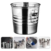 Bucket Icefor Champagne Bar Cooler Tub Buckets Cube Stainless Beverage Chiller Beer Steel Drink Parties Bottle Holder Insulated