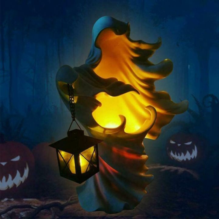 hells-messenger-lantern-faceless-ghost-sculpture-halloween-statue-decor-light