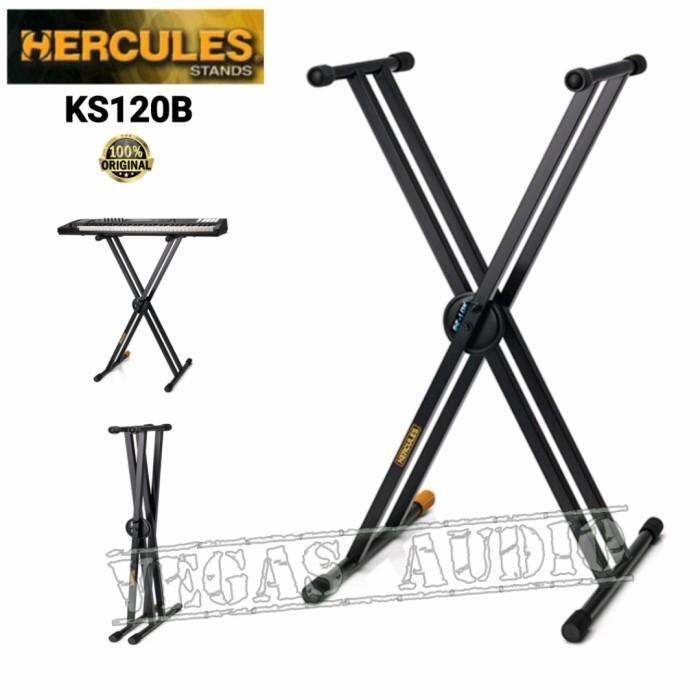 STAND KEYBOARD HERCULES KS120B DOUBLE X AXELDUALIMA Lazada Indonesia