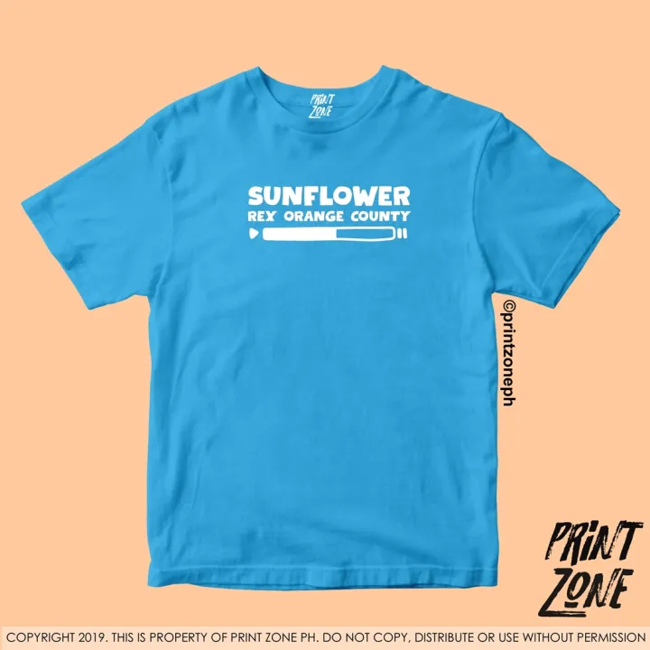 REX ORANGE COUNTY SHIRT SUNFLOWER MUSIC PLAYER Lazada PH