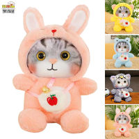 Tribe Fluffy Cat Plush Toy Sleep Pillow Cute Animal Stuffed Cat Kid Birthday Gifts Creative Plushie Stuffed Toy Doll Family Home Car Decoration Soft Hugging Toys Grabber Doll Simulation Plush Toy Stuffed Toys Cartoon Kids Birthday Children S Day Gifts