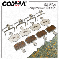 4 Pairs, Ex Plus Resin Bicycle Disc Brake Pads For Avid Elixir R, CR, CR Mag, 1, 3, 5, 7, 9, X.0, XX, World cup, Alu-Alloy