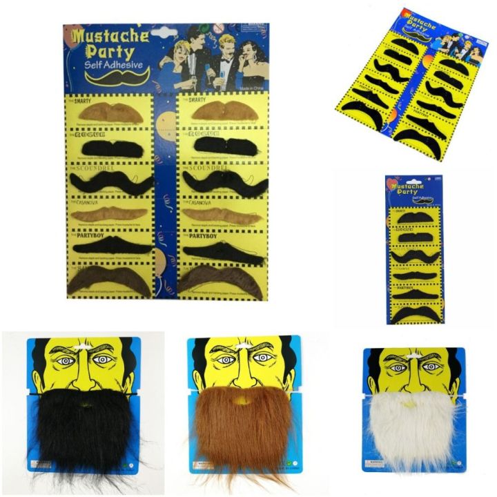 Onanta Realistic Realistic Fake Beard Funny Halloween Halloween Fake Mustache Fake Mustache