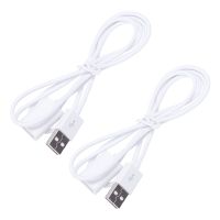 2X 1M-3Ft 1M USB 2.0 A MALE to A FEMALE Extension Cable Cord Extender for PC Laptop White