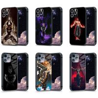 {L electronic shell} Yujiro Hanma อะนิเมะญี่ปุ่น Soft ซิลิโคนแก้วเคสโทรศัพท์สำหรับ iPhone 11 12 13 Mini Pro XS Max SE 2022 X XR 7 8 Plus