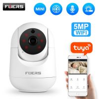 Fuers กล้องวงจรปิดติดตามอัตโนมัติ5MP กล้อง IP ติดตามสัตว์เลี้ยงสมาร์ทโฮมไร้สายกล้องวงจรปิดไร้สายในร่ม