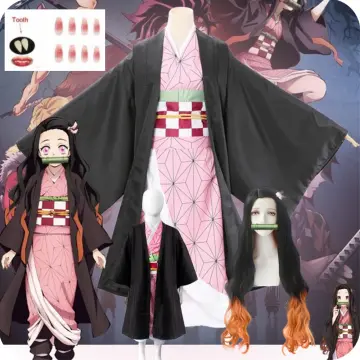 Anime Demon Slayer Cosplay Costume Kimetsu No Yaiba Kanao Tsuyuri Kanawo  Kimono Outfit Women Halloween Costumes - AliExpress