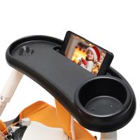 Baby Stroller Dining Plate Snack Tray With Cup Holder Toddler Girls Boys Milk Bottle Holder With Nonslip Clip Infant Accessories