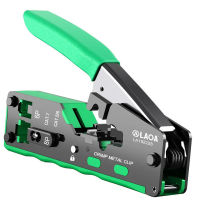 LAOA คีมเครือข่าย CAT55e67 Terminal Crimper 8P8CRJ45,6P2C6P6CRJ11RJ12 Crimping คีมเครื่องตัดสายไฟคีมปอก