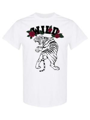 Wild Tiger And Rose Tee Mens Image By Shutterstock