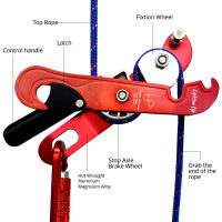 Camping Climbing Stop Descender Rock Climbing Descent Device STOP Downhill Rappelling Handle-Control Device Descender Abseiling