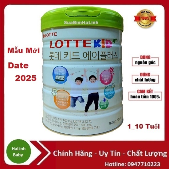 Sữa bột lotte kid thay thế kid power a+ 750g - ảnh sản phẩm 1