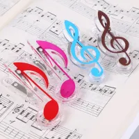 Music Score Clip Piano Folder A4 Decorative Note Clamp Book Clips Bookmark Paperclips Stationery Office Binding Supplies