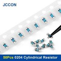 50Pcs Cylindrical Resistor Chip 0204 Color Ring SMD Resistor 0.1R 0.2R 10R 15R 24R 220R 820R 12K 100K 180R 510K