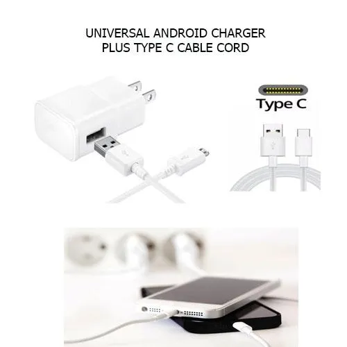 Assorted Design Universal Android Charger Plus C Type Cable Cord for Asus  Flare S5 mini | Lazada PH