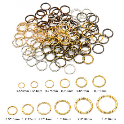 แหวนนิ้วโป้งแบบเปิดขนาด50-500ชิ้น/ถุง/ถุง,แหวนเหล็กสำหรับ DIY ทำเครื่องประดับต่างหูห่วงลูกปัดแบบปรับได้แหวนลูกปัดเดรดล็อค