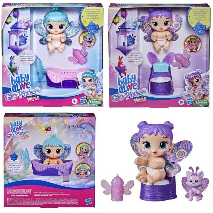 Baby Alive Glo Pixies Minis Glow in the Dark Doll | Lazada Indonesia