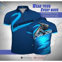 CZ SHADOW 2 BLUE Full Sublimation Polo Shirt（Contact the seller, free customization）