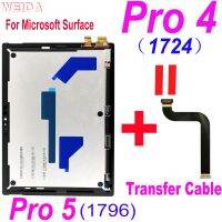 【SALE】 soliwica1988 จอ Lcd ของแท้สำหรับ Microsoft ท่อง Pro 4 1724อะไหล่หน้าจอสัมผัสดิจิไทเซอร์สำหรับ Microsoft SIR Pro 5 1796 LCD