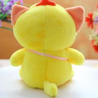 25cm Cat Plush Toy Cute Big-eyed Cat With Bell Cat Doll Doll Hooded A6C7