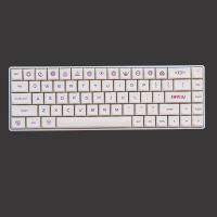 137ปุ่มชุด Violet On Cream VoC Keycaps PBT Dye Sublimation GMK Key Cap สำหรับ MX Switch แป้นพิมพ์เครื่องกล XDA Profile