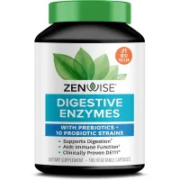 Zenwise Digestive Enzymes + Prebiotics &amp; Reliably Alive™ Probiotics