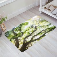 Trees Branches Sunshine Scenery Entrance Doormat Kitchen Mat Carpet Living Room Welcome Home Hallway Rugs Bathroom Door Mats