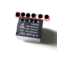 (10piece) relay 10a 5v 12v 24v JQC-3FF-S-H Normally open mini relays 4pin new and original