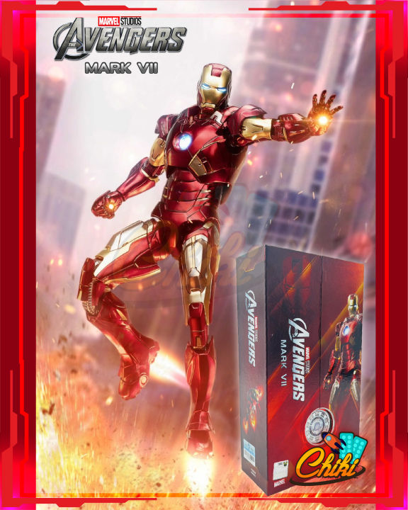 โมเดล-ไอรอนแมน-เวอร์ชั่น-2021-งานแซดดีทอย-model-iron-man-mark-7-pvc-figure-ฟิกเกอร์พีวีซี-สูง-18-ซม