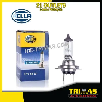 HELLA H7 Standard Halogen Bulb, 12 V, 55W