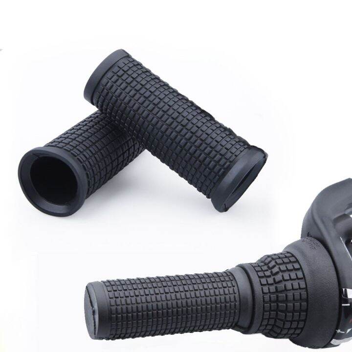 Bike Parts Handlebar Twist Grip Bar 1 Pair 22.2x75mm Black Resin SL