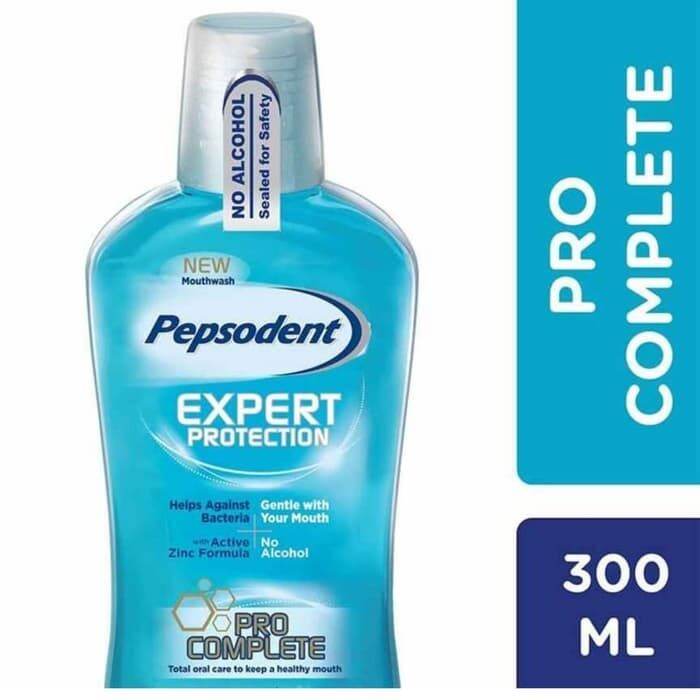 Pepsodent Mouthwash Pro Complete 300ml Lazada Indonesia