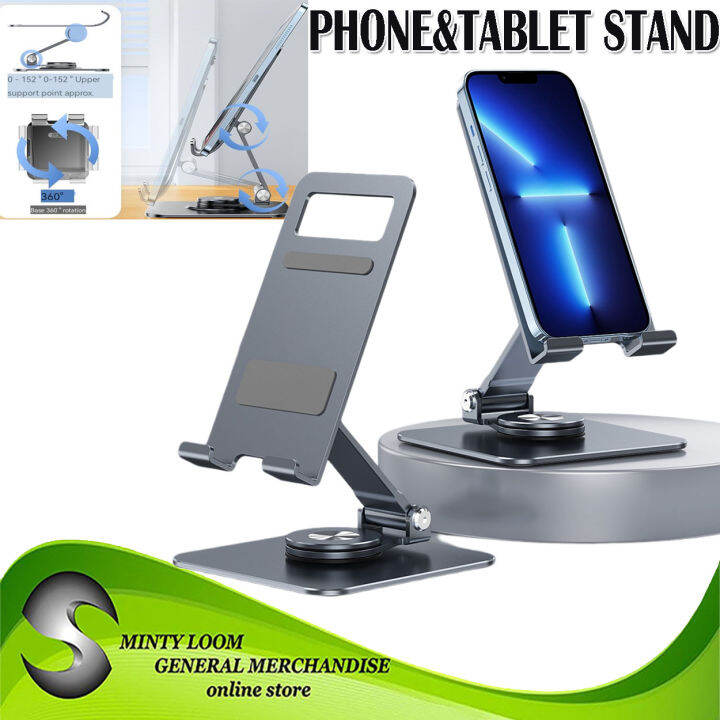 Pad Stand for Ipad and Phone Aluminum Alloy Bracket with 360 Degree