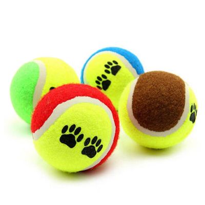 Pet Dog Ball Toy for Small Large Dogs Interactive Toys Tennis Ball Rubber Flexible Durable Balls Toy Golden Retriever Labrador Toys