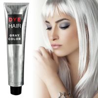 【CW】 Hair Dye Lasting Safe Fast Dyeing Use Gray Color 100ml Wax