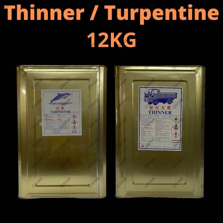 [12KG] Thinner / Thinner Solvent / Minyak Tina / Paint Remover