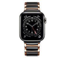 Ceramic Metal Strap For Apple Watch Ultra 49mm 45mm 41mm 44mm 42mm 40mm 38mm Men/Women bracelet for iwatch 8 7 6 5 4 3 2 SE Band