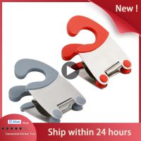 Creative Stainless Steel Pot Side Clips Anti-scalding Spoon Holder Kitchen Gadgets Rubber Kitchen Anti-scalding Gadgets