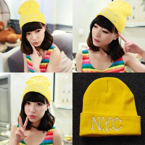 หมวกไหมพรม-n-y-c-พร้อมส่ง