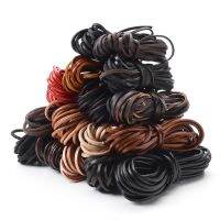 【YD】 iYOE 5m/Roll Leather Cord Round/Flat Strand Rope String Making Braided Jewelry