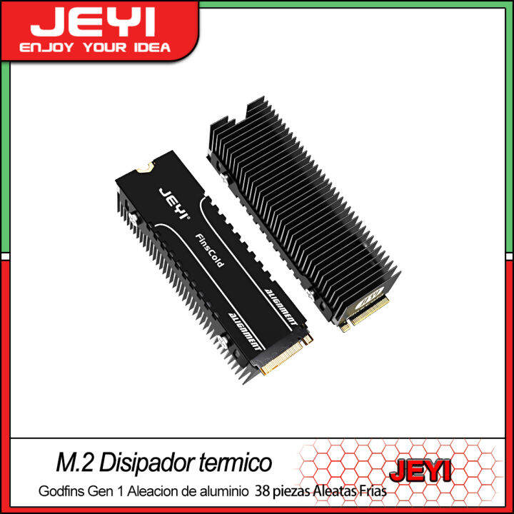 JEYI M.2 SSD Heatsink, Heavy Duty Aluminum Convective Heat Sink, NVME