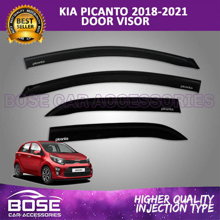 Premium Visor For Kia Picanto 2018 2019 2020 2021 2022 2023 Year Model 