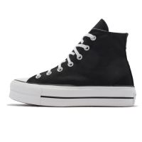 Canvas Shoes Chuck Taylor All Star Lift Black Womens Thick-Soled [ACS] 560845C