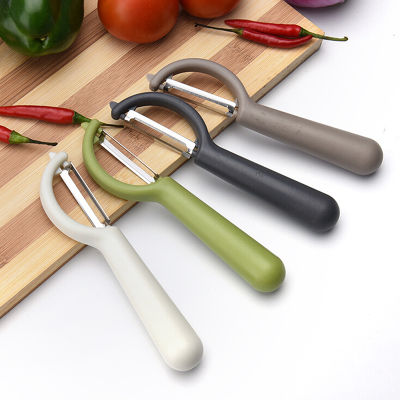 [มอนไลน์] เครื่องปอกผลไม้สแตนเลสใบมีดแตงกวามันฝรั่งแครอทอุปกรณ์ทำอาหาร
