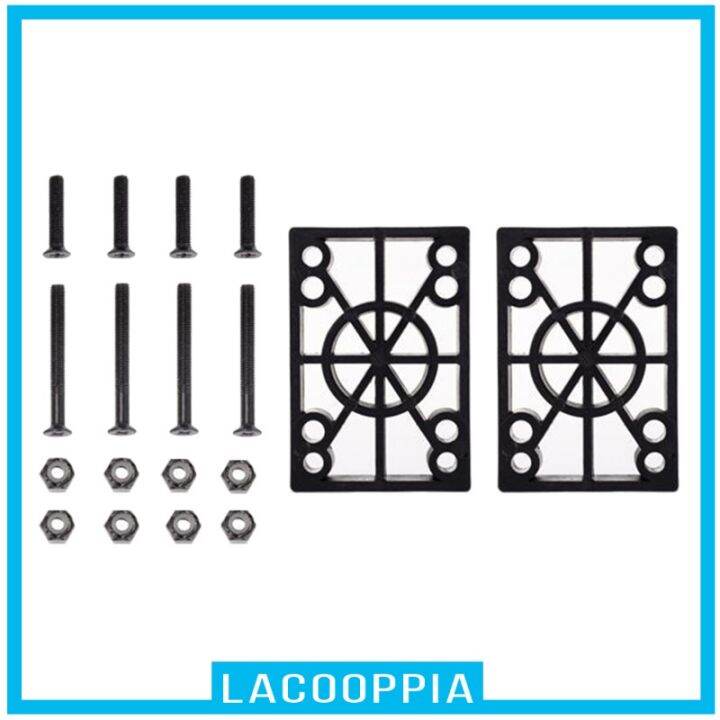 lacooppia-แผ่นรองรับแรงกระแทกสําหรับสเก็ตบอร์ด-riser-pad