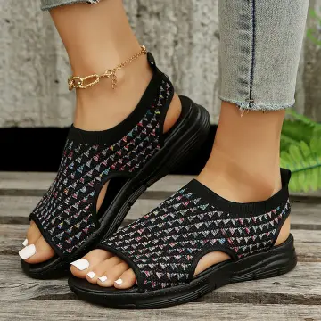 Dtydtpe Sandals Thick Soled Shoes Breathable Women's Leisure Casual Outdoor  Fashion Women's Sandals Womens Comfort Sandals Size 11 Women's Summer Sanda  - Walmart.com