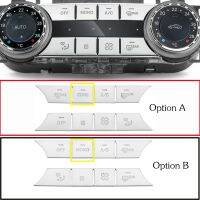 ABS สำหรับ Mercedes Benz C E CLS GLK Class W204 W212คอนโซล AC Media ปริมาณปุ่มเลื่อมสติกเกอร์ตัดอุปกรณ์เสริมรถยนต์