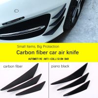 【CC】 6pcs Car Front Decoration Diffuser Shunt Fin Spoiler Canard Modified Exterior Parts