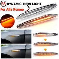 สำหรับ Alfa Romeo 159 Sportwagon Boera Spider 939 LED ลำดับโคมไฟแบบไดนามิกไฟกระพริบตัวบ่งชี้ด้านข้างไฟเลี้ยว Light