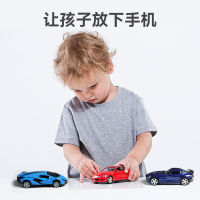 Platinum Sheng Era Elf Metal Car Boys Sound and Light Pull Back Car Sports Car Push Wholesale Children Boys Small Toys